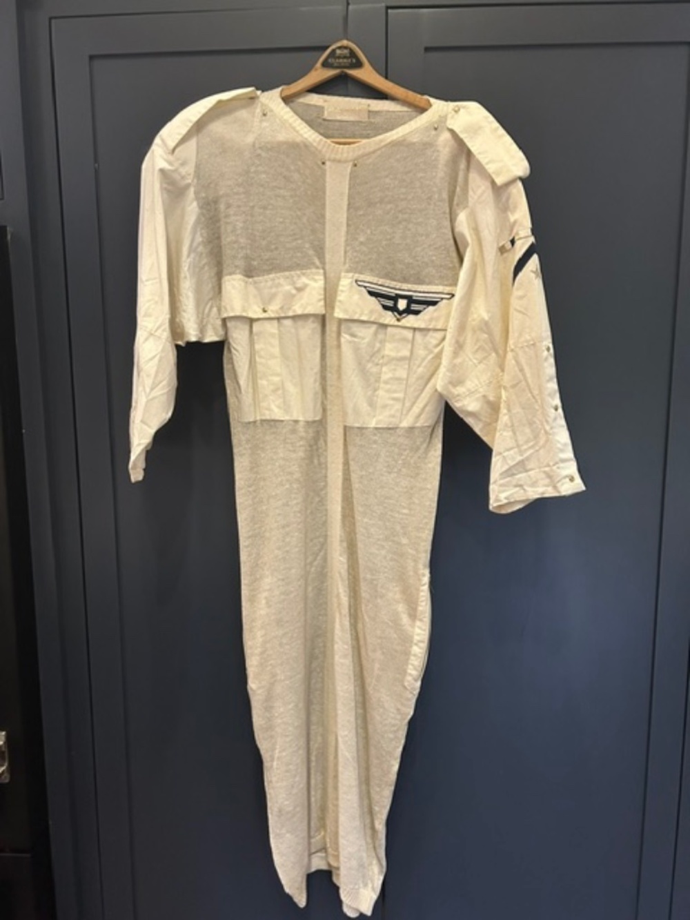 Claude Montana Knit Military Style Dress